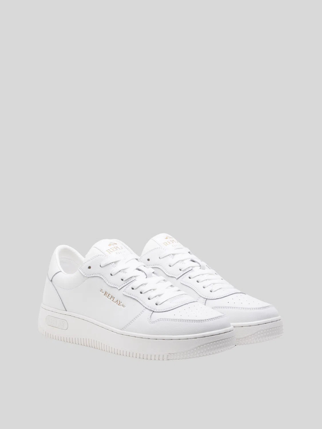 Replay Mens Epic M Base Block White Sneakers