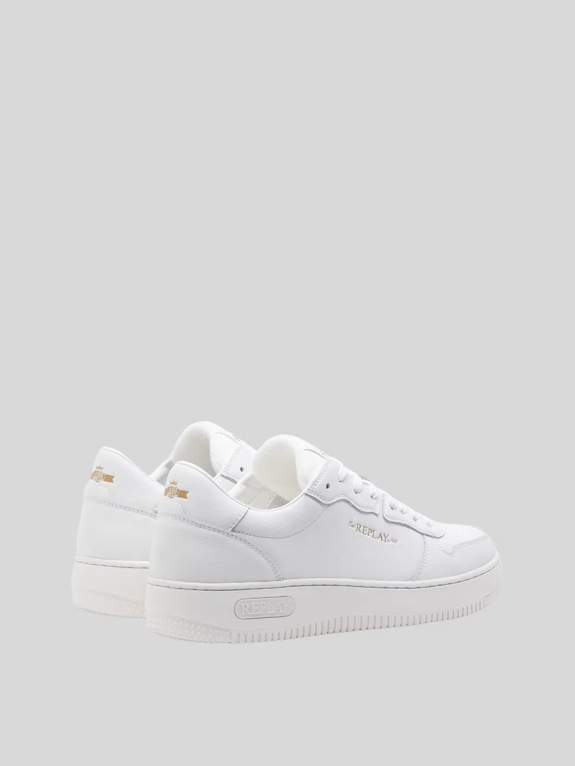 Replay Mens Epic M Base Block White Sneakers