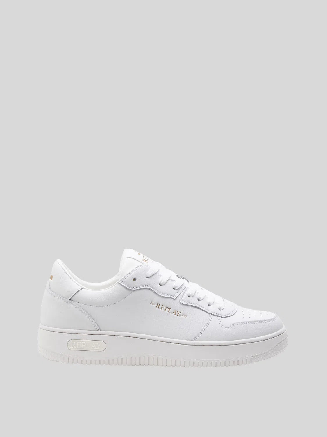 Replay Mens Epic M Base Block White Sneakers
