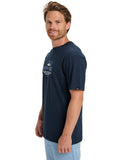 Quiksilver mens Type Line T-Shirt In Navy