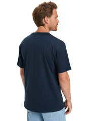 Quiksilver mens Type Line T-Shirt In Navy