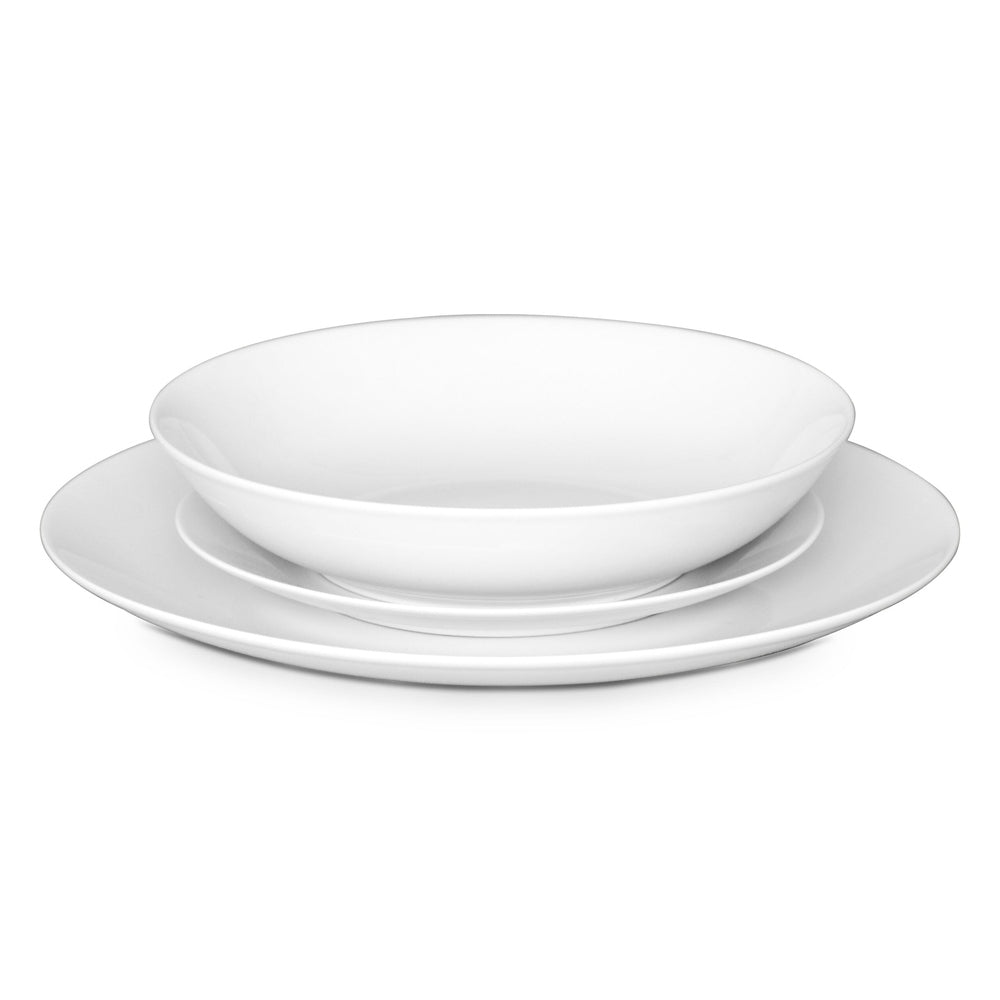 Wechsler Just White 12 Piece Dinner Set In White