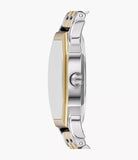 Fossil Ladies Harlow Three-Hand Two-Tone Stainless Steel Watch In Blue
