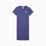 Puma Womens Essential Small Logo Slim Dress In Blue