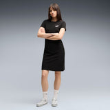 Puma Womens Ess Small No.1 Logo Slim Dress In Black