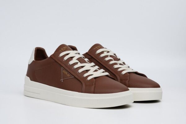 Replay Mens Evan Class Sneakers In Brown