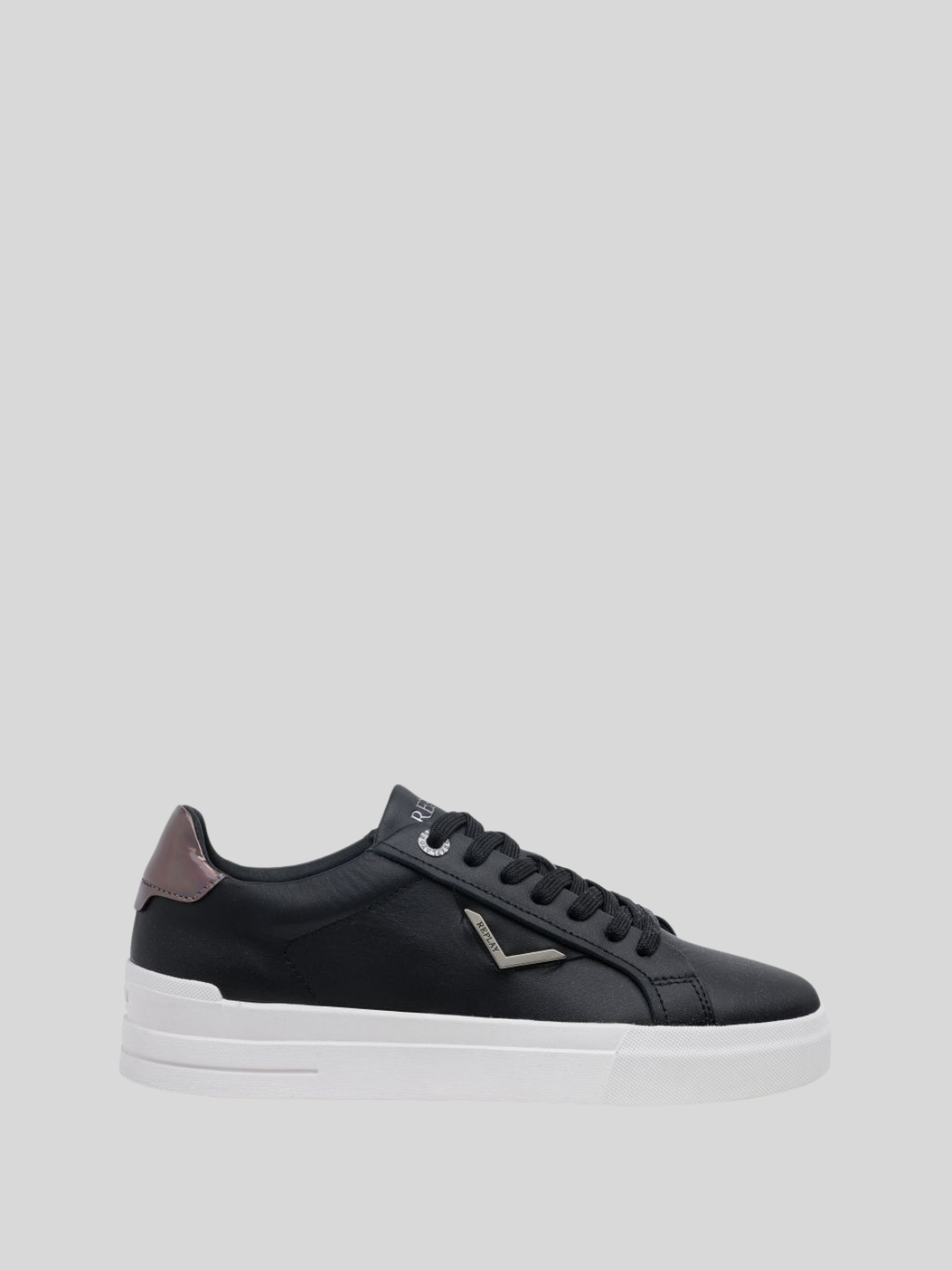 Replay Womens Evan City Sneaker In Black