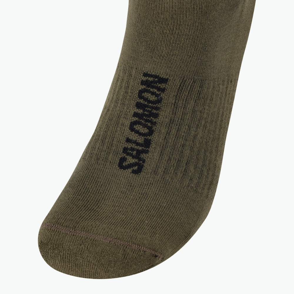 Salomon Mens Everyday Ankle Socks In Olive