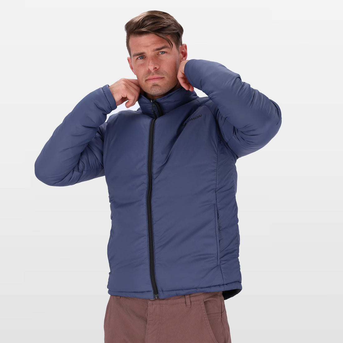 Salomon Mens Eclipse Reversible Jacket In Phantom/Marlin