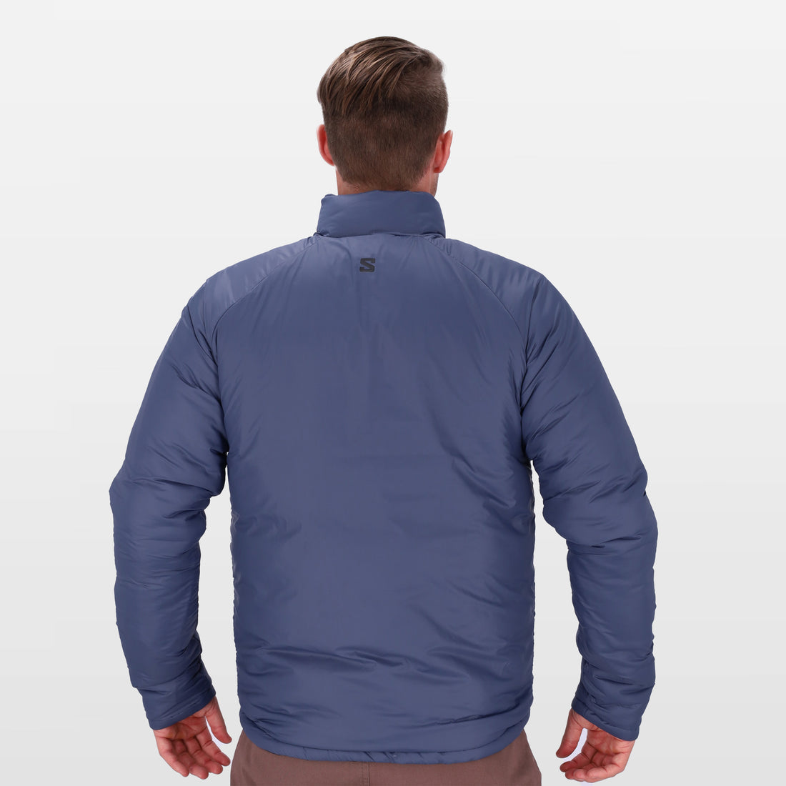 Salomon Mens Eclipse Reversible Jacket In Phantom/Marlin