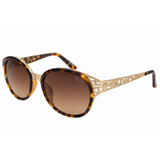 Elle Oversized Rounded Womens Sunglasses In Tortoiseshell