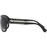 Emporio Armani Mens Aviator Sunglasses In Black