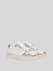 Replay Womens Epic Action Sneakers In Silver and White
