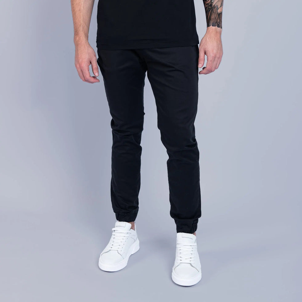 Fade Essential Cuffed Jogger Black