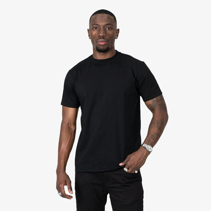 Fade Essential Mens Slim Fit T-Shirt In Black