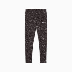 Puma Womens Animal Print Leggings In Black