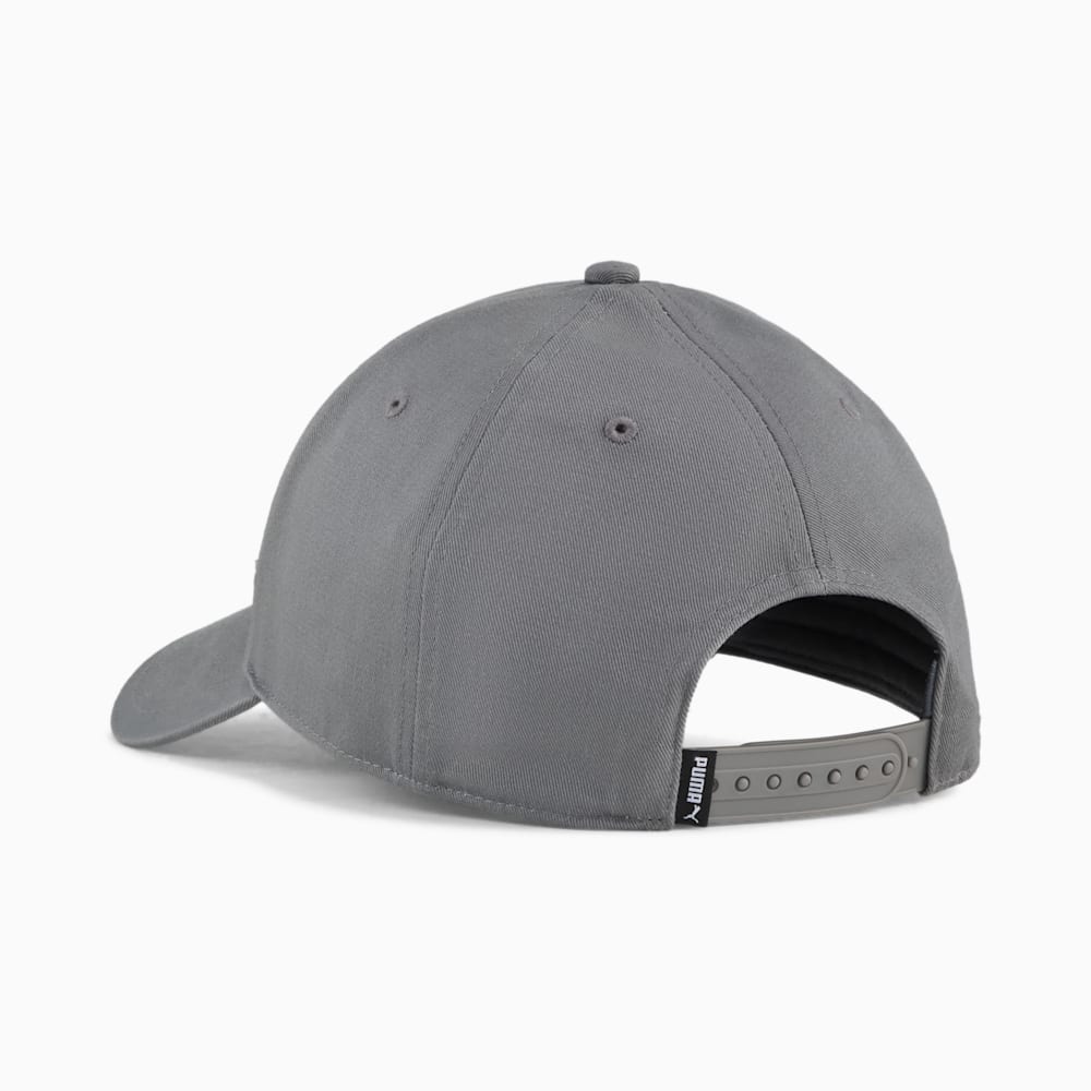 Puma Unisex Essential Elevated Metal Cat Baseball Cap In Grey