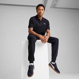 Puma Mens Essential Small Logo Golfer In Black