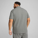 Puma Mens Essential Small Logo Golfer In Grey