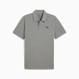 Puma Mens Essential Small Logo Golfer In Grey
