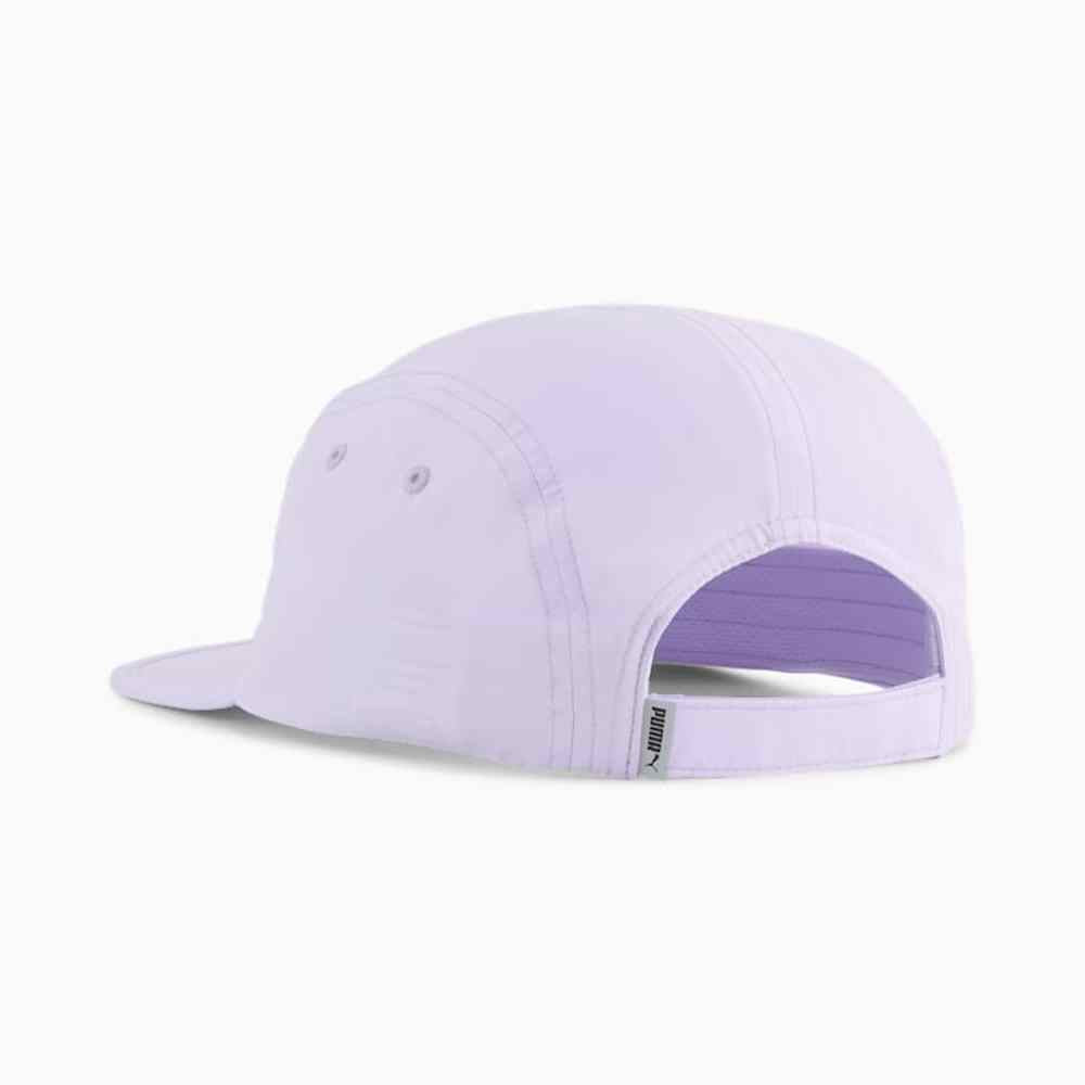 Puma Unisex Ess Running 5 Panel Cap In Lavender