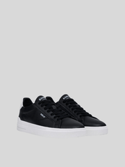 Replay Mens Evan Class Shoes In Black & White