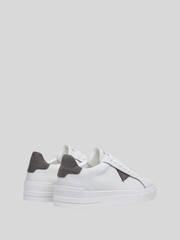 Replay Mens Evan Class Shoes in White & Grey