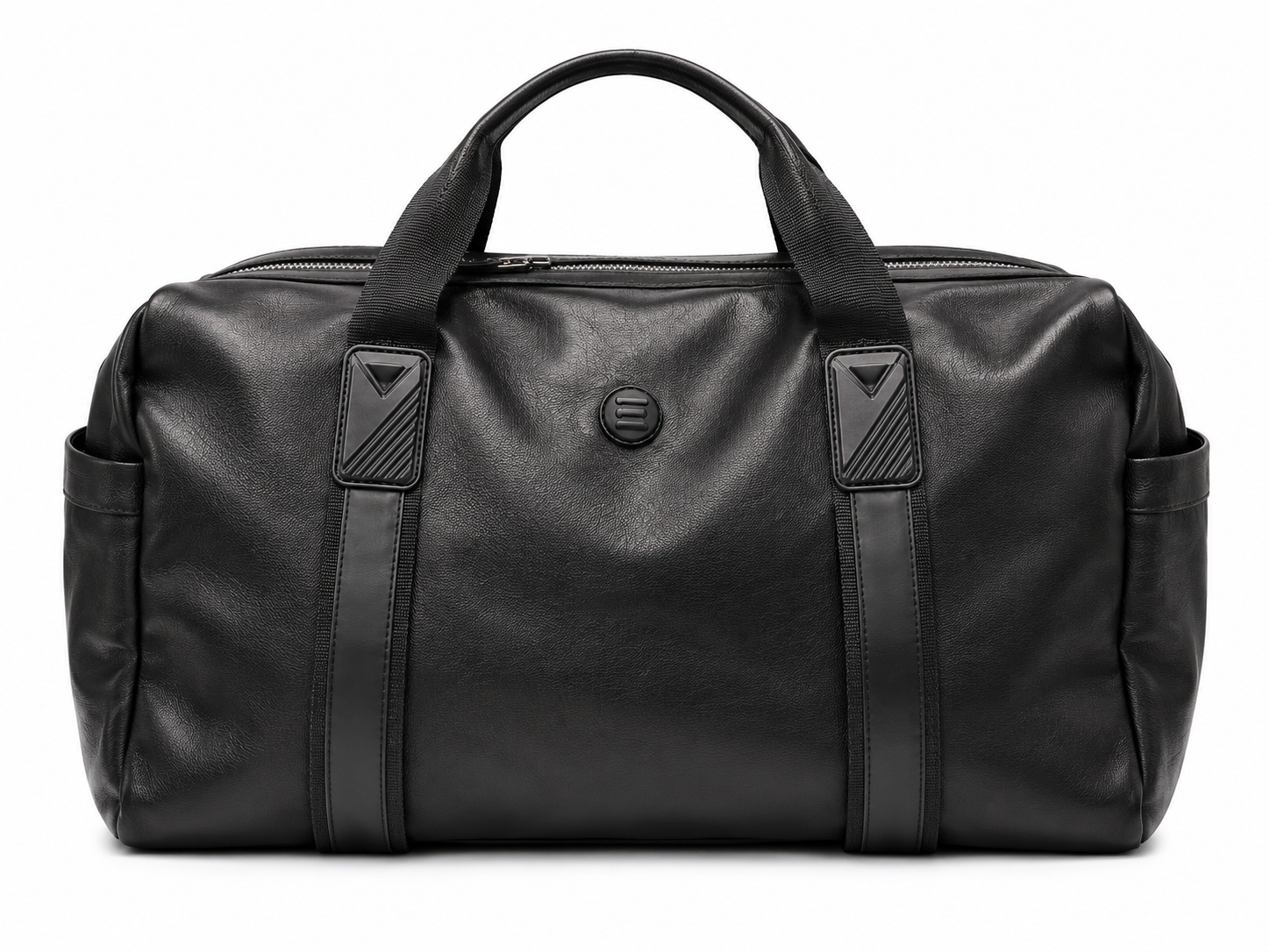 Evolution Pu Sports Duffel Bag In Black