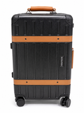 Evolution Trim Aluminium Frame Trolley Case In Black
