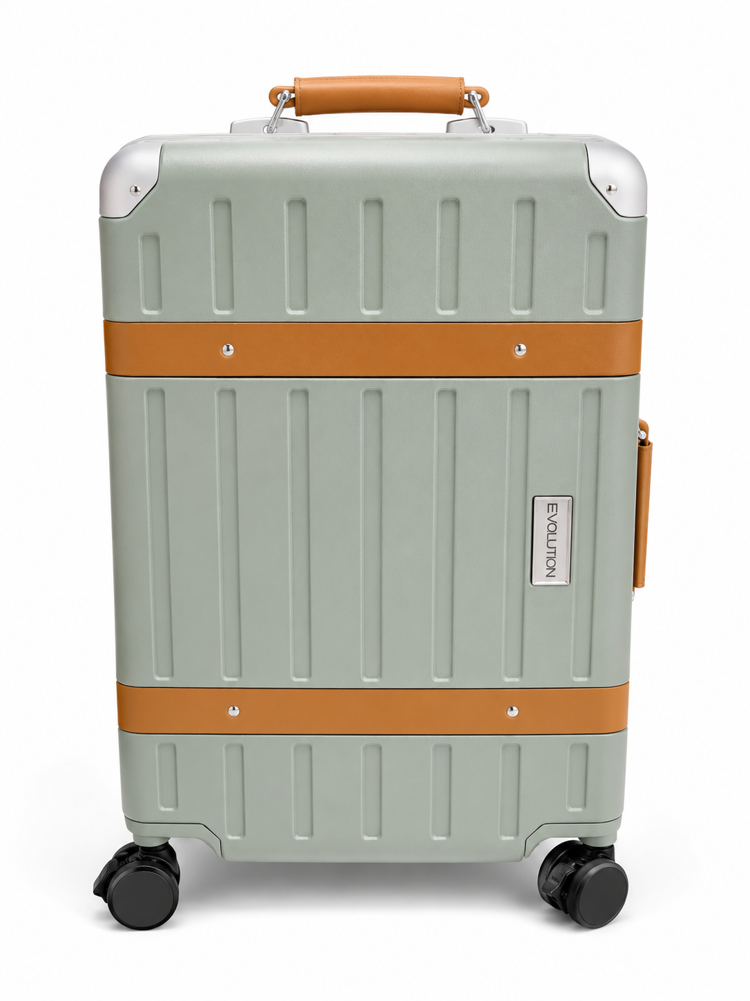 Evolution Trim Aluminium Frame Trolley Case In Sapphire
