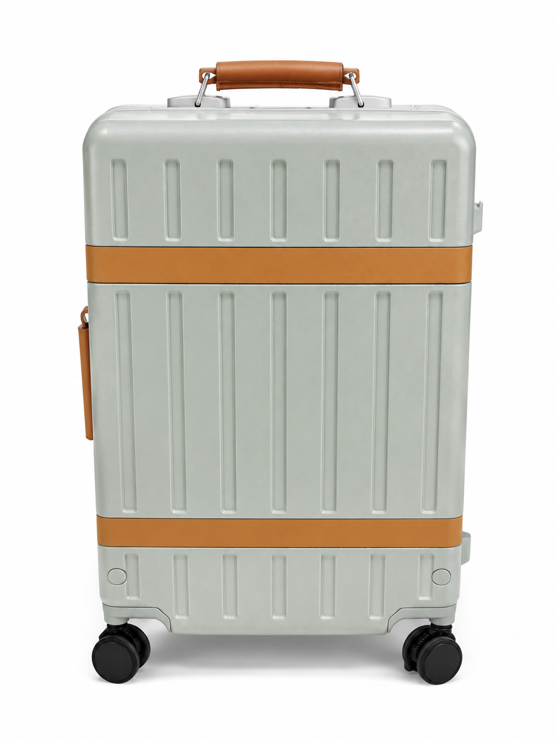 Evolution Trim Aluminium Frame Trolley Case In Sapphire