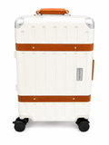 Evolution Trim Aluminium Frame Trolley Case In White