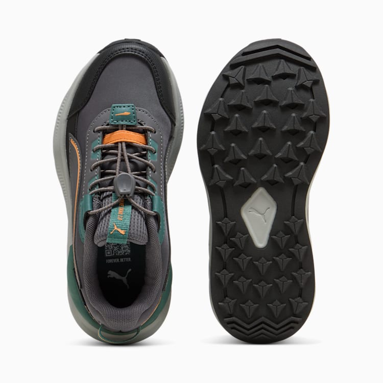 Puma Boys Evolve 2.0 Trail Lo Shoes In Moody Grey
