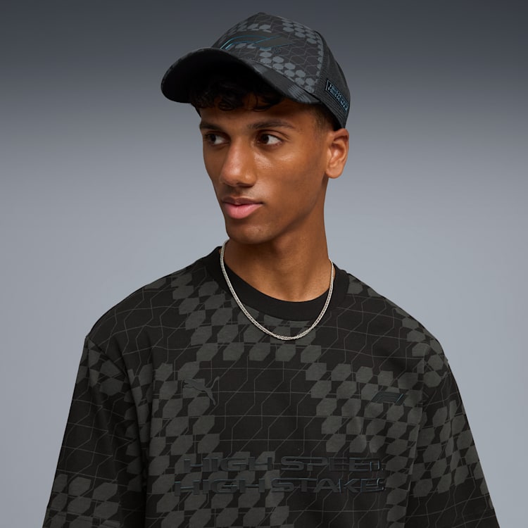 Puma Unisex F1 Ultimate Racer Trucker Cap In Black