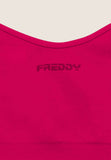 Freddy Womens Knitted Seamless Sport Top In Pink