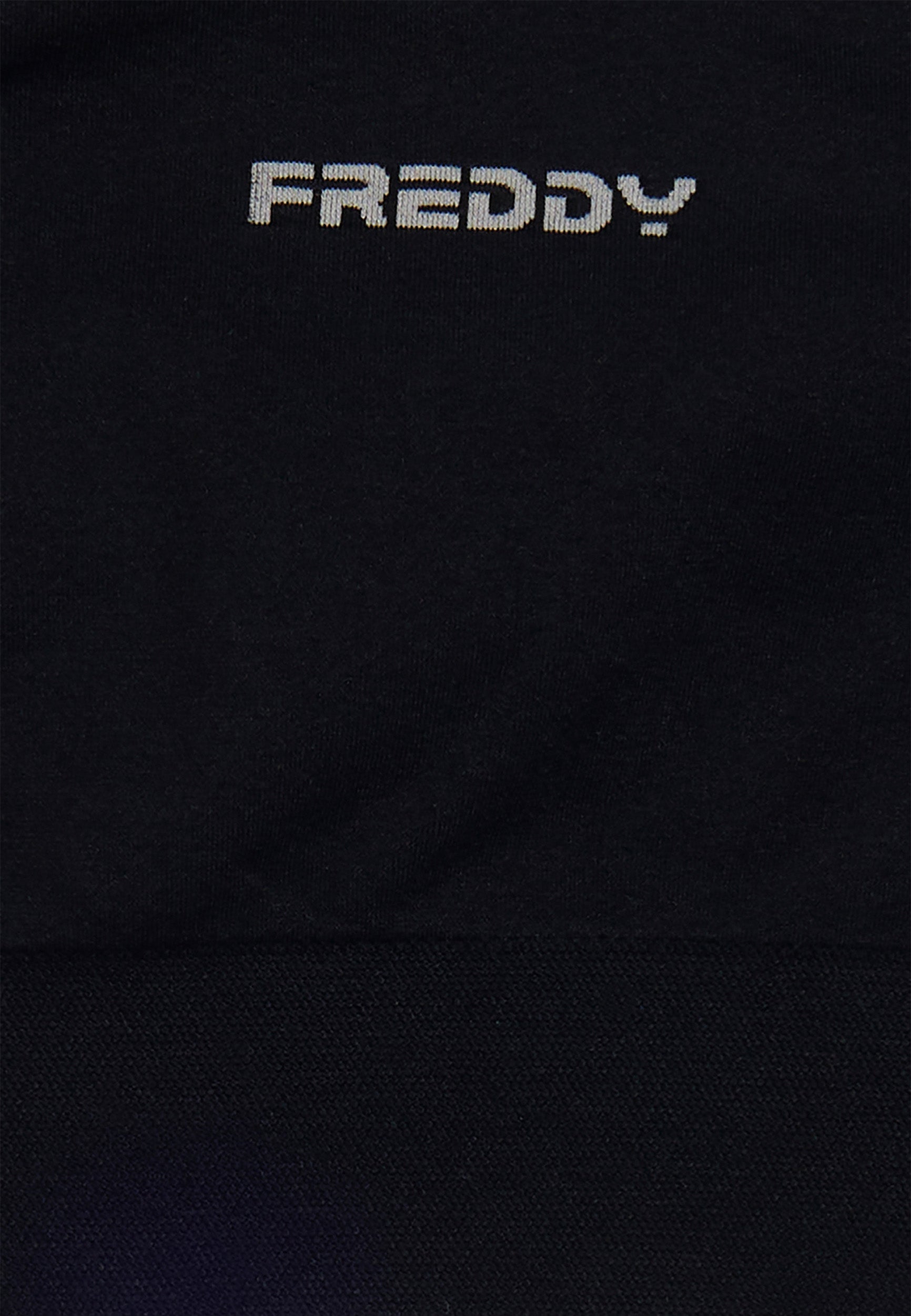 Freddy Womens Knitted Seamless Sport Top In Black