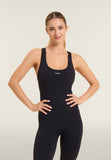 Freddy Ladies Knitted Seamless Tracksuit In Black
