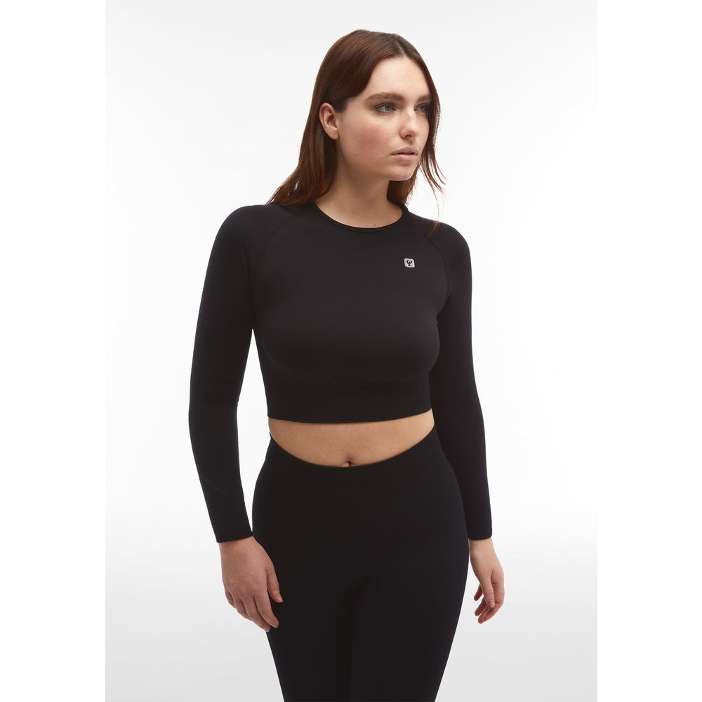 Freddy Womens Long Sleeve T-Shirt In Black
