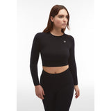 Freddy Womens Long Sleeve T-Shirt In Black
