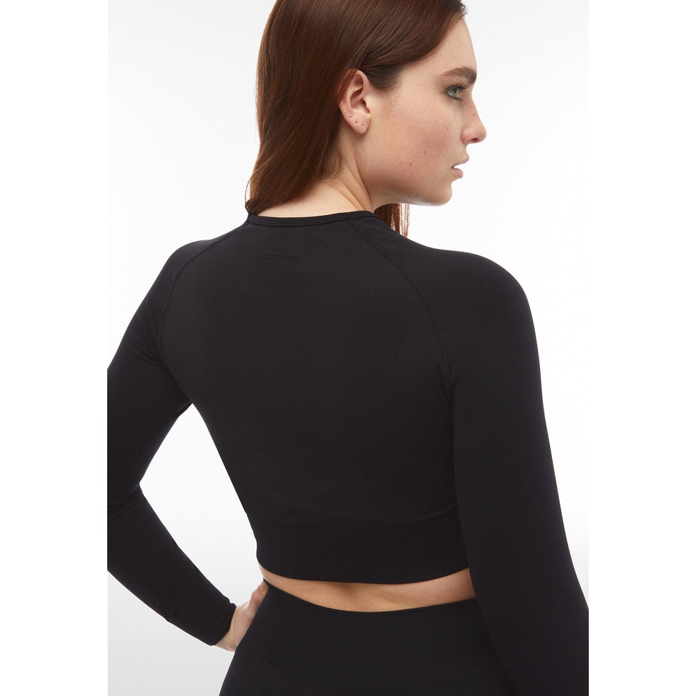 Freddy Womens Long Sleeve T-Shirt In Black