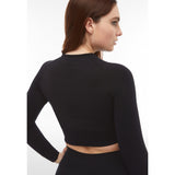 Freddy Womens Long Sleeve T-Shirt In Black