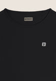 Freddy Womens Knitted Long Sleeved Ribbed Crop Top In Black