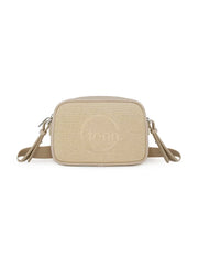 Fenn Weave Crossbody Bag In Warm Brown
