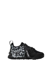 Replay Mens Field 2.0 Graffitti Shoes Black/White