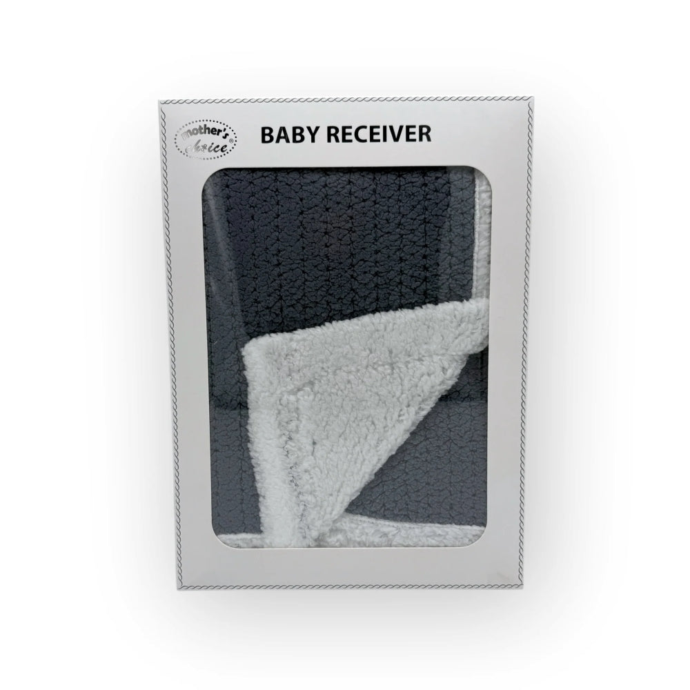 Mother's Choice Unisex Fleece Blanket In Blue