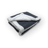 Mother's Choice Unisex Fleece Blanket In Blue