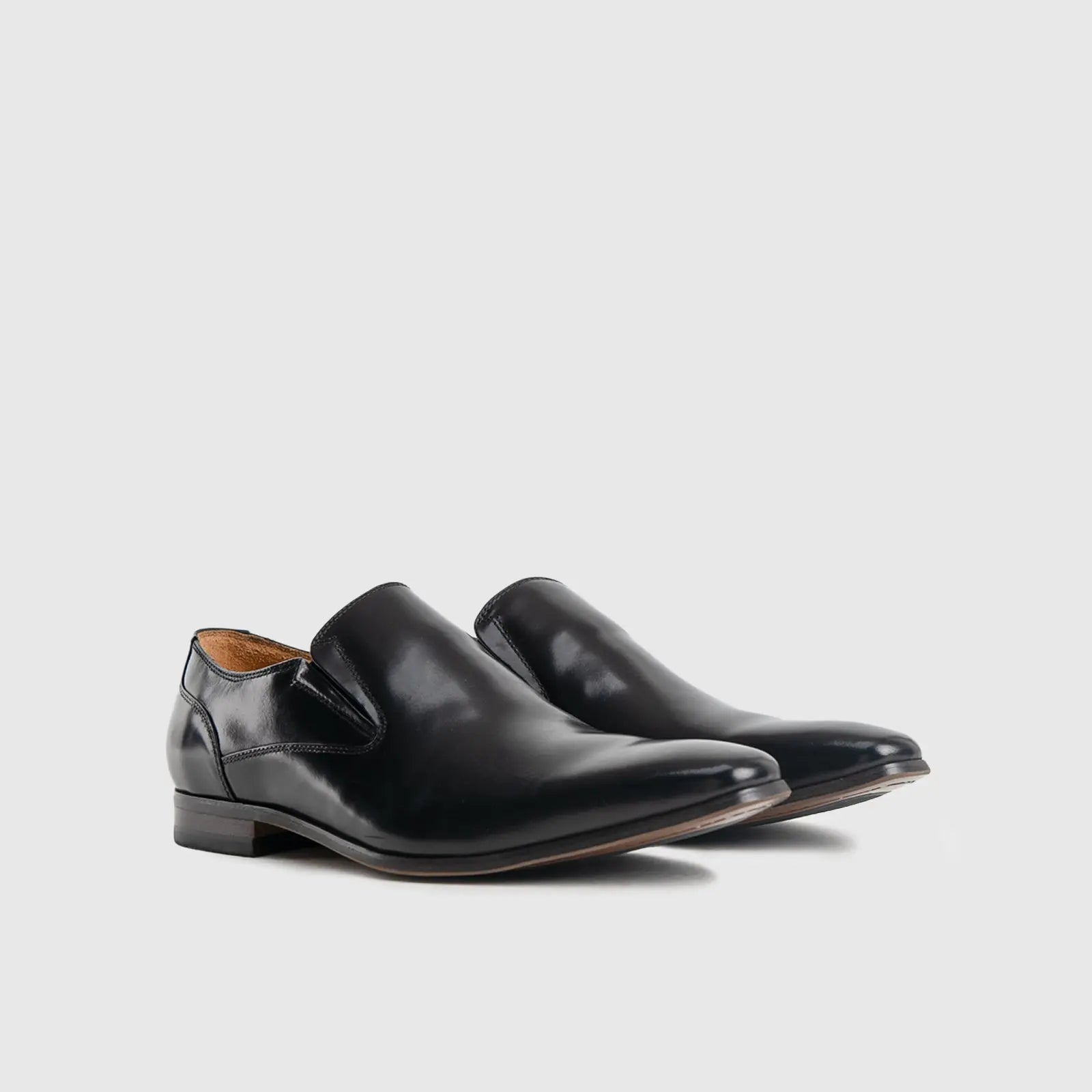 Florsheim Mens Savoy Cow Leather Black Shoes