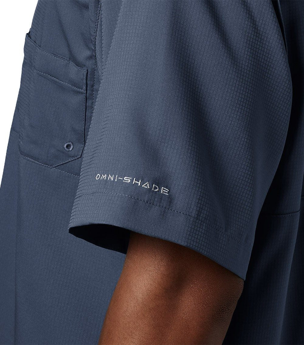 Columbia Mens Tamiami II Shirt In Navy