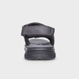 Jeep Mens Compass Sandals In Grey & Black