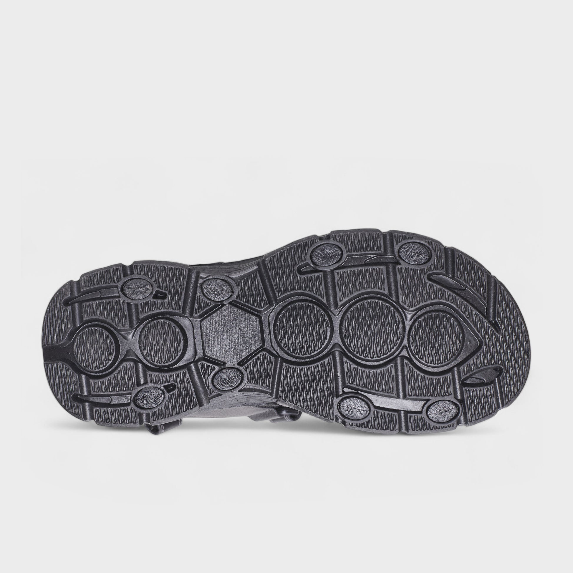 Jeep Mens Compass Sandals In Grey & Black